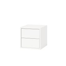 Boxie 2 fiókos fali szekrény 40x40x37 cm fehér