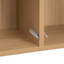 Boxie 2 ajtós fali szekrény 80x80x37 cm sonoma tölgy