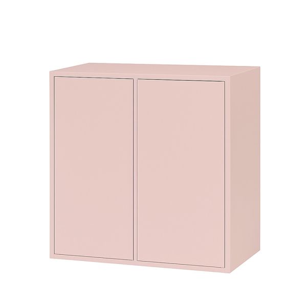 Boxie 2 ajtós fali szekrény 80x80x37 cm pink