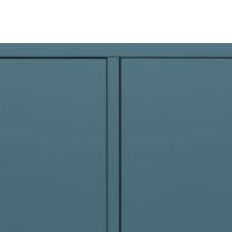 Boxie 2 ajtós fali szekrény 80x80x37 cm petrol kék