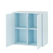 Boxie 2 ajtós fali szekrény 80x80x37 cm kék