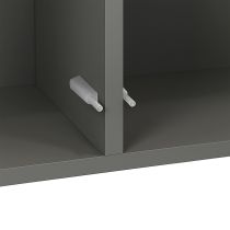 Boxie 2 ajtós fali szekrény 80x80x37 cm antracit