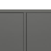 Boxie 2 ajtós fali szekrény 80x80x37 cm antracit