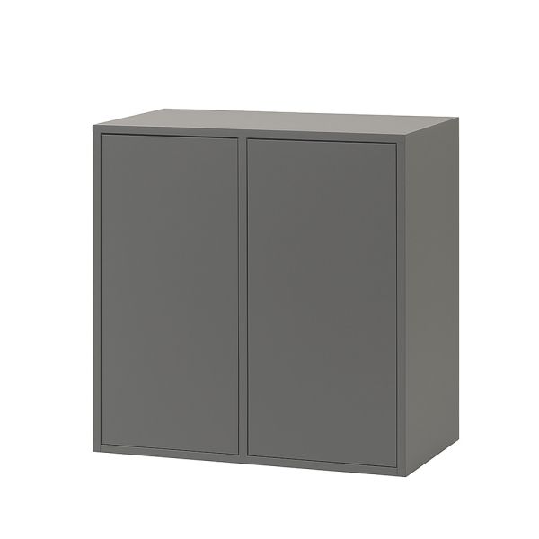 Boxie 2 ajtós fali szekrény 80x80x37 cm antracit