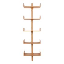 Villa polc bambusz, natúr, 50x180 cm