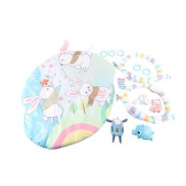 Játszószőnyeg játékhíddal, mozgó fülekkel