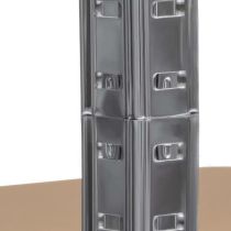 Nagy teherbírású polc 180x90x30 cm 175 kg króm