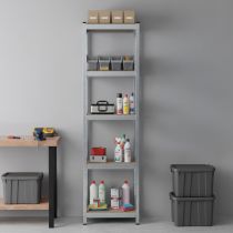 Nagy teherbírású polc 180x40x40 cm 150 kg króm