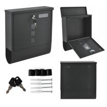 Két oldalról nyitható acél postaláda