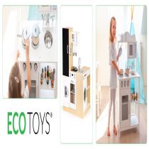 XXL fa gyerekkonyha led világítással