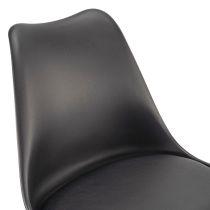 Silla étkezőszék 8 db fekete színben