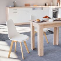 Silla étkezőszék 8 db fehér színben