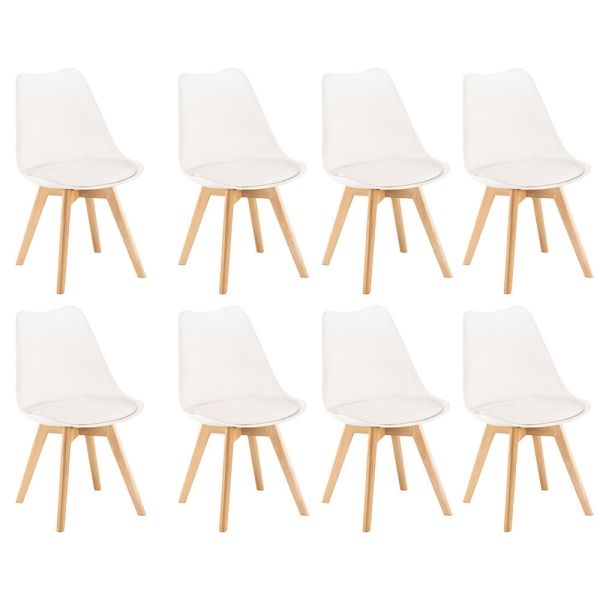 Silla étkezőszék 8 db fehér színben