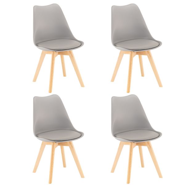 Silla étkezőszék 4 db szürke színben