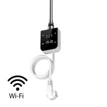 Wifi-s fűtőpatron törölközőszárító radiátorhoz digitális hőfokszabályozóval 600W fehér
