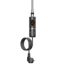 Elektromos fűtőpatron törölközőszárító radiátorhoz digitális hőfokszabályozóval 600W fekete