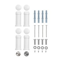 Íves törölközőszárító radiátor 1000x600 mm fehér