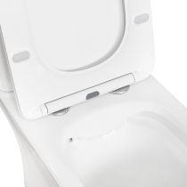 Nile monoblokkos kompakt WC alsó kifolyással soft close ülőkével