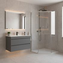 Celtic 90x90 cm ötszögletű zuhanykabin tálca nélkül