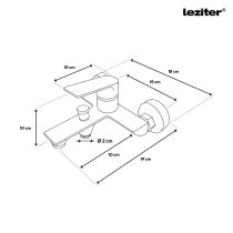 Auri kádtöltő csaptelep