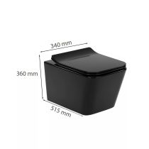 Tina fali rimless WC soft close ülőkével