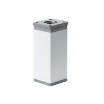 Uni bútorláb 100 mm ezüst