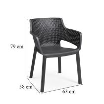 Eva Balcony kerti bútor garnitúra szett vigo asztallal