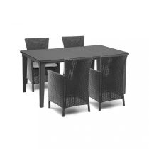 Futurowa 4+1 kerti bútor garnitúra szett