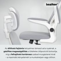 Flexo ergonomikus irodai forgószék deréktámasszal