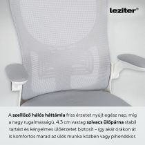 Flexo ergonomikus irodai forgószék deréktámasszal