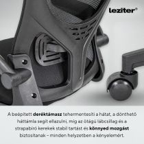 Flexo ergonomikus irodai forgószék deréktámasszal