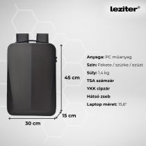 Axen merevített Usb-s laptop hátizsák