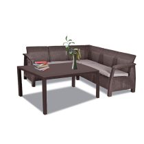 Corfu Relax kerti bútor garnitúra melody asztallal