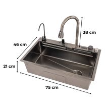 Rose III rozsdamentes mosogató