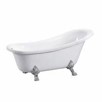 Clark szabadon álló fürdőkád fém lábakkal