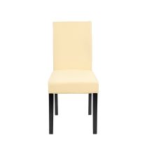 Kelly bőr étkezőszék bézs színben