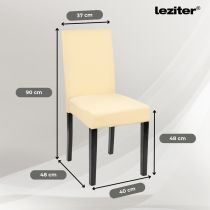 Leon 6+1 étkező garnitúra sonoma tölgy-bézs