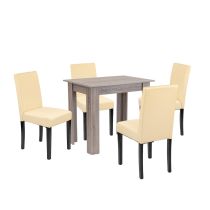 Leon 4+1 étkező garnitúra yorki tölgy-bézs