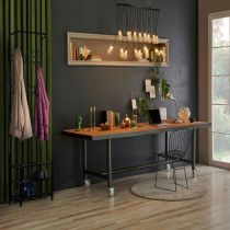 Álló ruhafogas cipőtartóval fekete