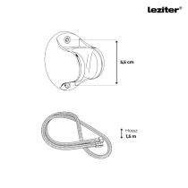 Lili 5 funkciós kézizuhany tömlővel tartóval szürke