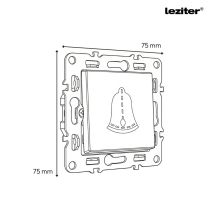 Nova csengő kapcsoló 101N szürke