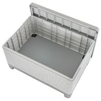 Scandi jute tárolós asztal