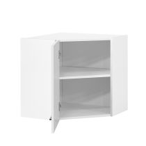 Praktik 60 felső sarok szekrény 1 ajtós, fehér-fehér