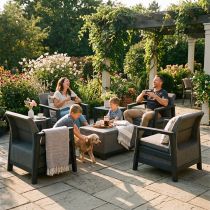 Scandi Quartet set kerti bútor garnitúra