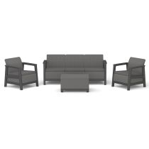 Scandi Love linea duo kerti bútor szett jute tárolós asztallal