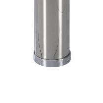 Berna 120 cm szögletes üveg étkezőasztal