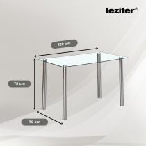 Nolen 4+1 étkező garnitúra fekete