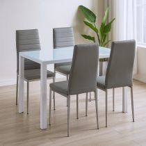 Midland 4+1 étkező garnitúra szürke-szürke