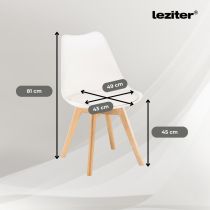 Velon 4+1 étkező garnitúra fehér-fehér