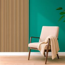 Akusztikus falpanel bambusz hatású 260x60x1,8 cm